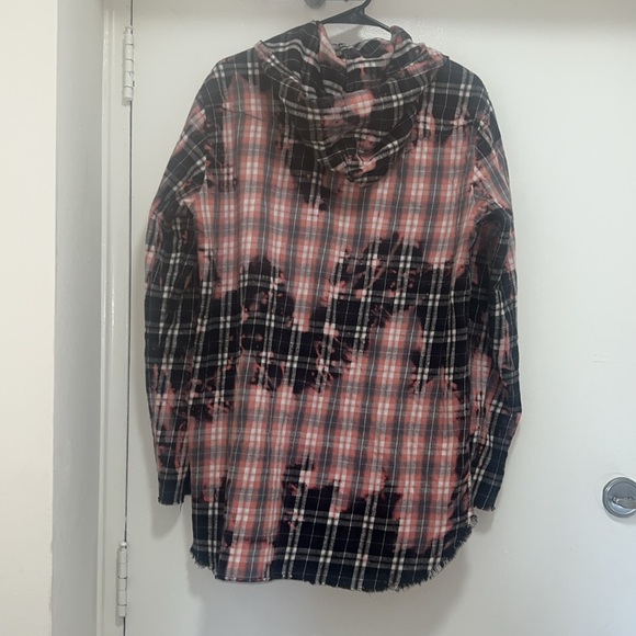 Vlone Plaid Hoodie Large - Picture 3 of 4